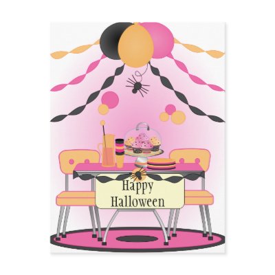 Halloween Party postcards