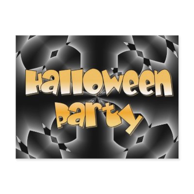 Halloween Party postcards
