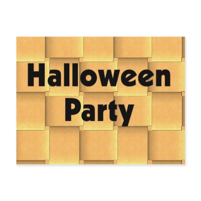 Halloween Party postcards