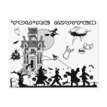 Halloween Party postcards