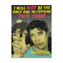 Halloween Party Postcard Invite by OfficeGangsta Halloween Party Postcard Invite