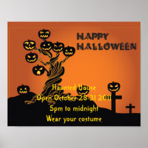 Halloween Party Poster