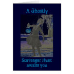 Halloween Party/Scavenger Hunt Invite cards