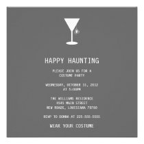 Halloween Party | Spider Cocktail Personalized Announcements
