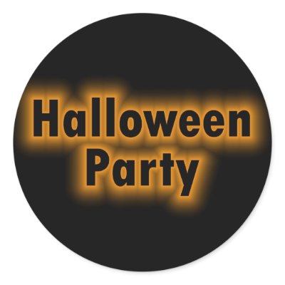 Halloween Party stickers