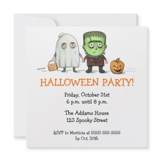 Halloween Party Trick or Treater Invitations invitation