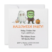 Halloween Party Trick or Treater Invitations