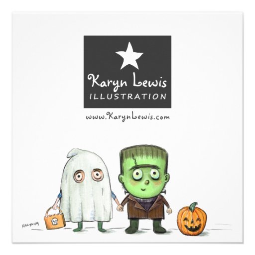 Halloween Party Trick or Treater Invitations