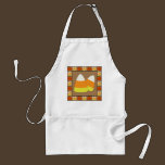 Halloween Patchwork Candy Corn Apron aprons