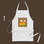 Halloween Patchwork Candy Corn Apron aprons