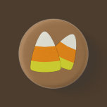 Halloween Patchwork Candy Corn Button buttons