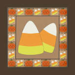 Halloween Patchwork Candy Corn Magnet magnets