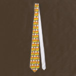 Halloween Patchwork Candy Corn Tie ties