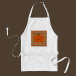 Halloween Patchwork Pumpkin Apron aprons