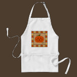 Halloween Patchwork Pumpkin Apron aprons