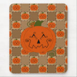 Halloween Patchwork Pumpkin Mousepad mousepads