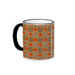 Halloween Patchwork Pumpkin Mug