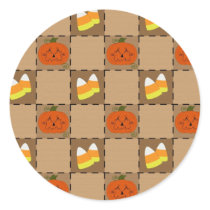 Halloween Patchwork Sticker by 13BlackCatsDesigns Halloween Patchwork Sticker