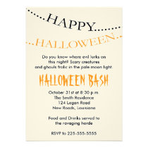 Halloween Personalized Invites