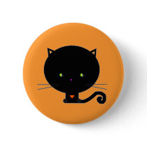 Halloween Pin Kawaii Cat buttons by LilyRawR Halloween Pin Kawaii Cat buttons
