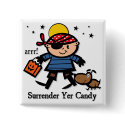 Halloween Pirate buttons