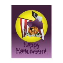 HALLOWEEN PIRATE by SHARON SHARPE postcards