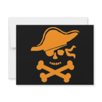Halloween Pirate invitations