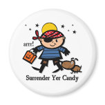 Halloween Pirate Refrigerator Magnet
