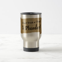 Halloween Pirate Plunder Travel Mug