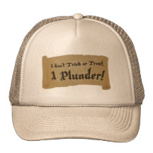 Halloween Pirate Plunder Trucker Hat