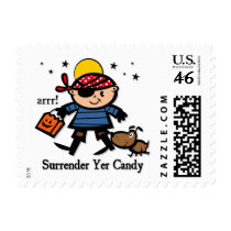 Halloween Pirate Stamps