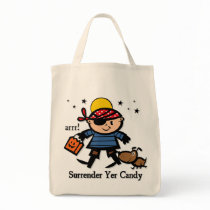 Halloween Pirate Trick or Treat Bag by pinkinkart Halloween Pirate Trick or Treat Bag