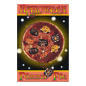 Halloween Pizza Pie posters by pizzaandpajamas Halloween Pizza Pie posters