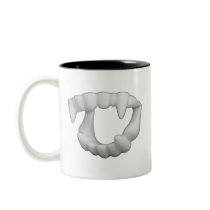 Halloween Plastic Fangs Teeth mugs
