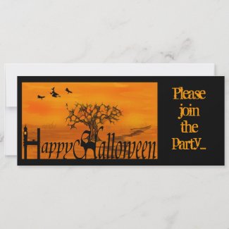 Halloween, Please join the party... invitation