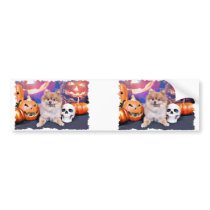 Halloween - Pomeranian - Simba Bumper Stickers