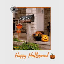 'Halloween Porch' Ladies' T-shirt