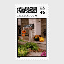 'Halloween Porch' Postage postage