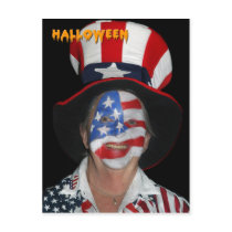 Halloween portrait postcard 2