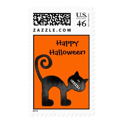 Halloween Postage Stamp