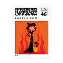 Halloween Postage Stamp Art by monicastamp Halloween Postage Stamp Art