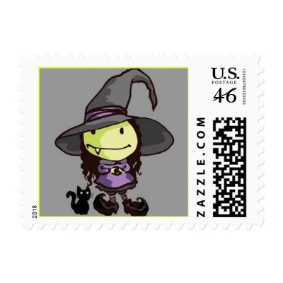 Halloween Postage Stamps