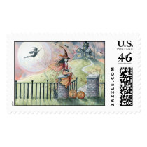 Halloween Postage Stamps