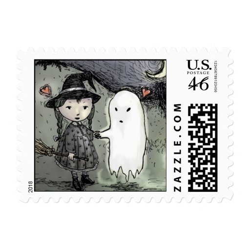 Halloween Postage Stamps
