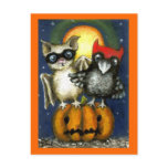 Halloween postcard
