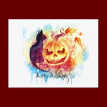HALLOween Postcard postcards