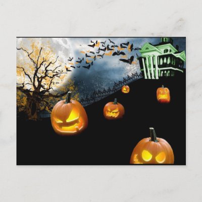 Halloween postcards