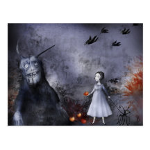 Halloween postcard