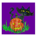 Halloween Poster - Halloween Kitty posters by rlwinkelmann Halloween Poster - Halloween Kitty posters