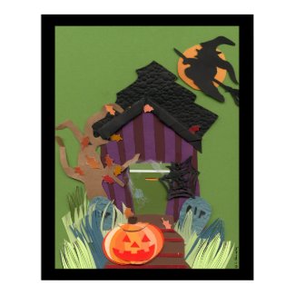 Halloween Poster Print print